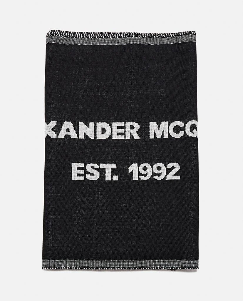 商品Alexander McQueen|Alexander McQueen WOOL  OVERSIZE SCARF  size One Size,价格¥1007,第1张图片