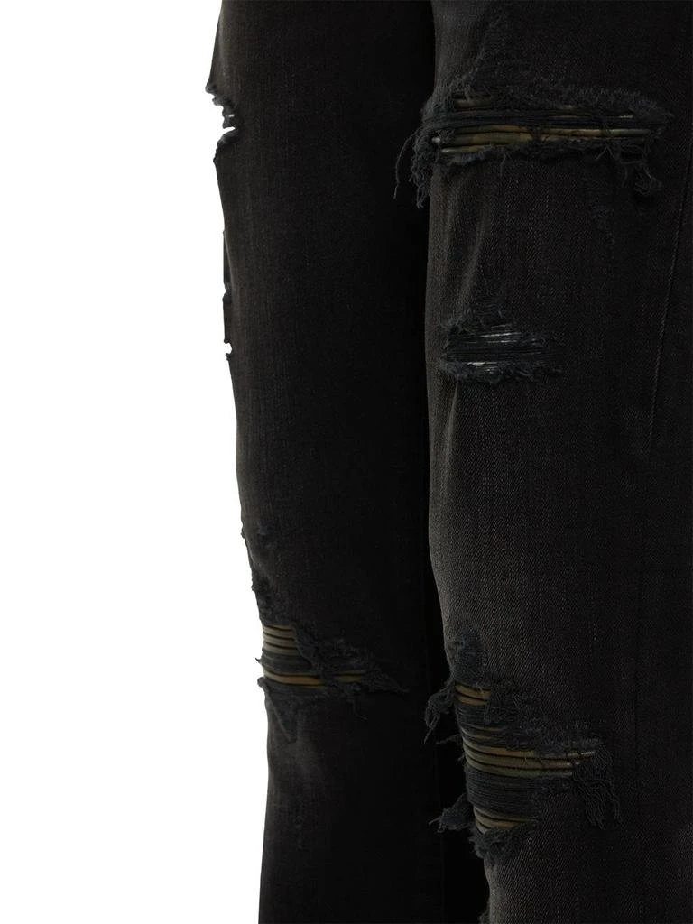 商品AMIRI|Mx1 Leather Camo Stretch Denim Jeans,价格¥4194,第3张图片详细描述