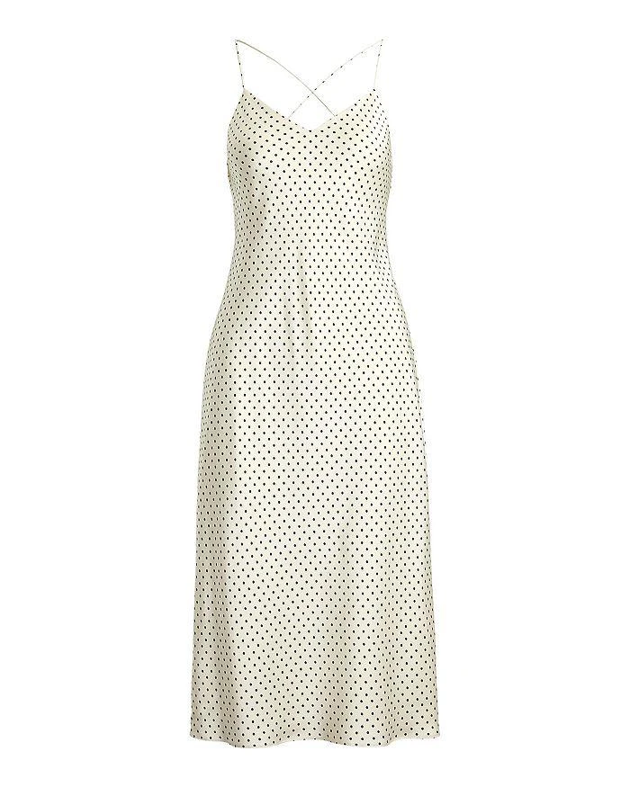 商品Ralph Lauren|Polka Dot Satin Charmeuse Slip Dress,价格¥813,第5张图片详细描述