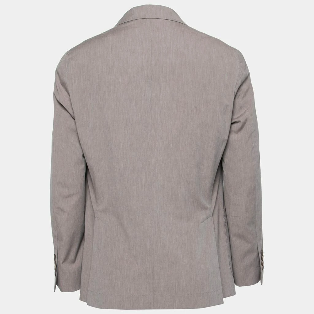 商品[二手商品] Brunello Cucinelli|Brunello Cucinelli Grey Cotton Single Breasted Blazer M,价格¥3690,第2张图片详细描述