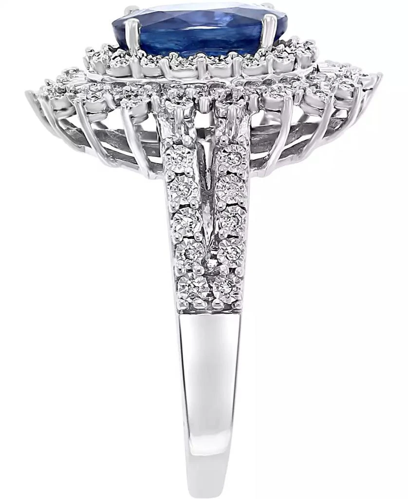 EFFY® Ruby (1-7/8 ct. t.w.) & Diamond (1/4 ct. t.w.) Halo Statement Ring in 14k White Gold (Also in Sapphire and Emerald) 商品