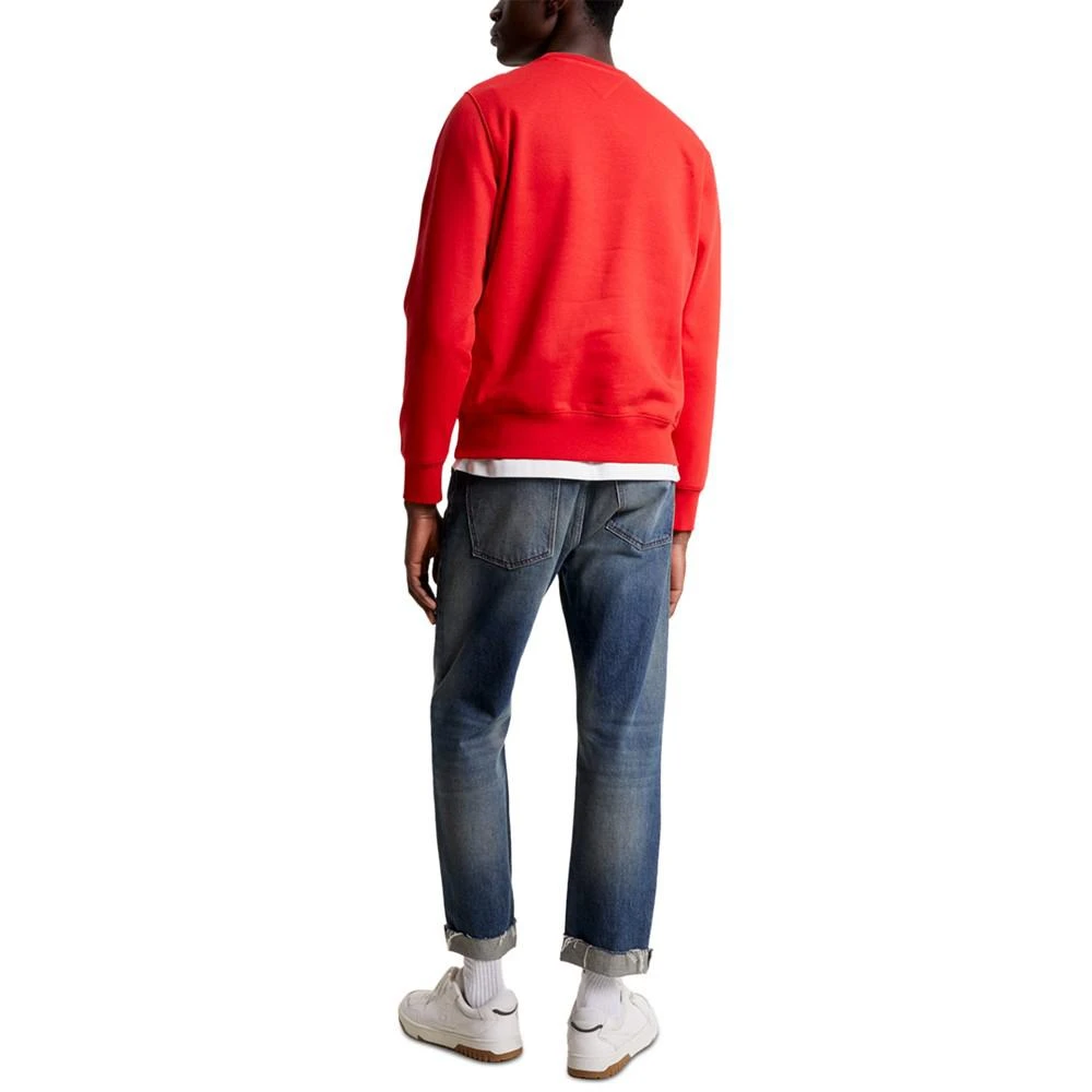 商品Tommy Hilfiger|Men's Embroidered Logo Fleece Sweatshirt,价格¥413,第2张图片详细描述
