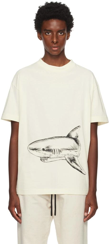 商品Palm Angels|Off-White Broken Shark Classic T-Shirt,价格¥1689,第1张图片