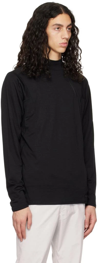 商品Snow Peak|Black Half-Zip Sweater,价格¥440,第2张图片详细描述