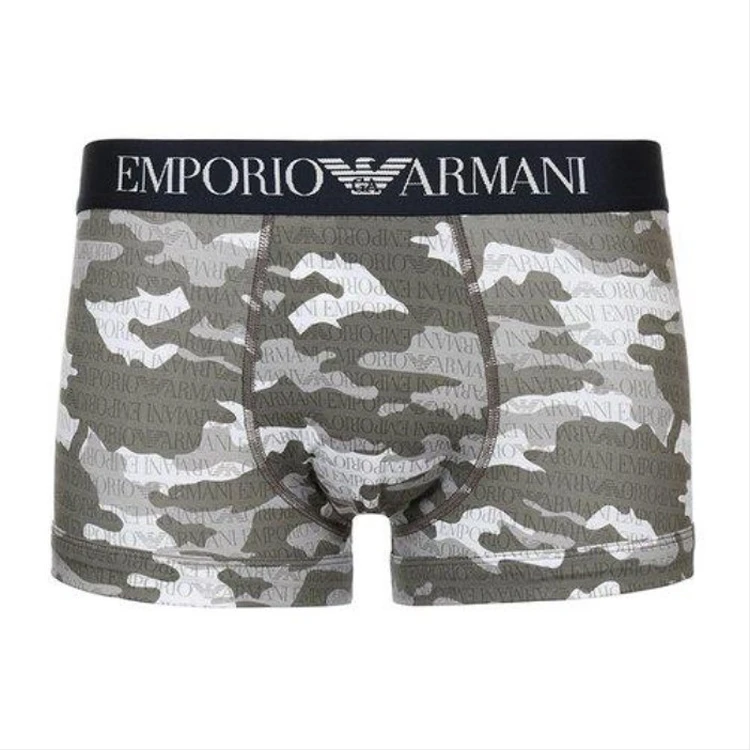 商品Emporio Armani|EMPORIO ARMANI 灰色男士内裤 1113899P508-22644,价格¥252,第1张图片