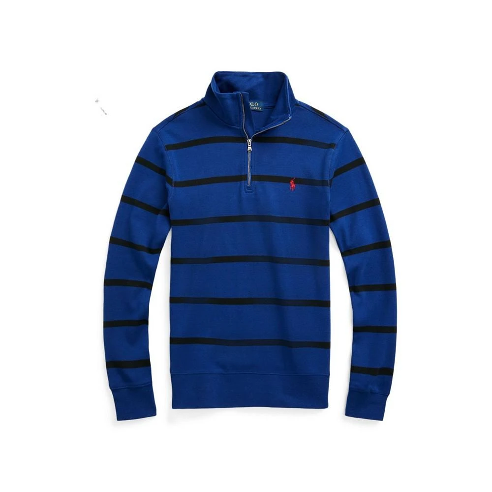 商品Ralph Lauren|Big Boys Striped Long Sleeves Quarter-zip Shirt,价格¥442,第1张图片