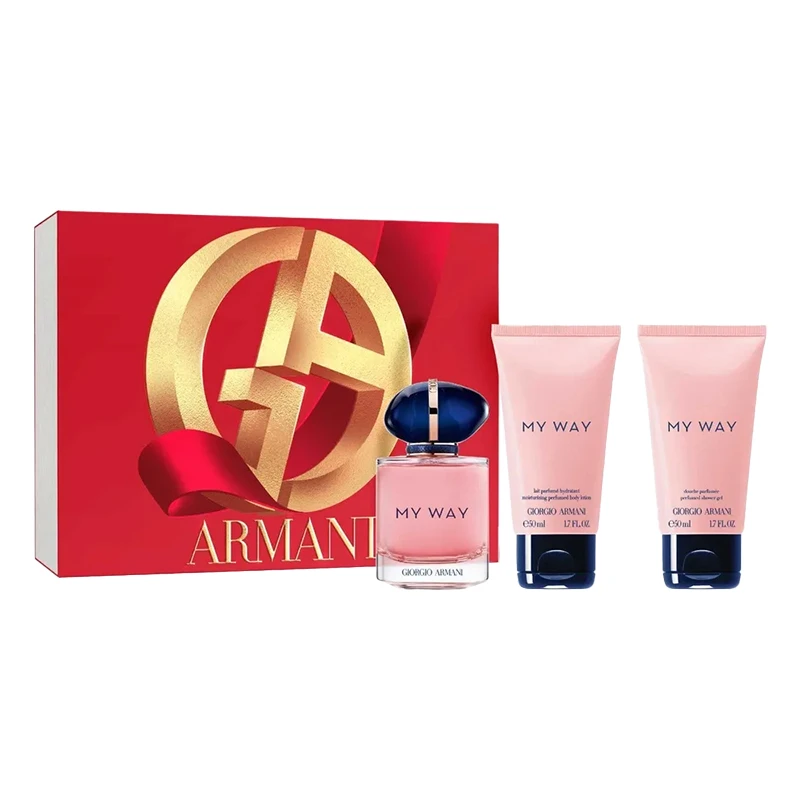 商品Giorgio Armani|Giorgio armani 阿玛尼MYWAY自我无界女士香水套装 香水50ml+沐浴露50ml+身体乳50ml,价格¥609,第1张图片