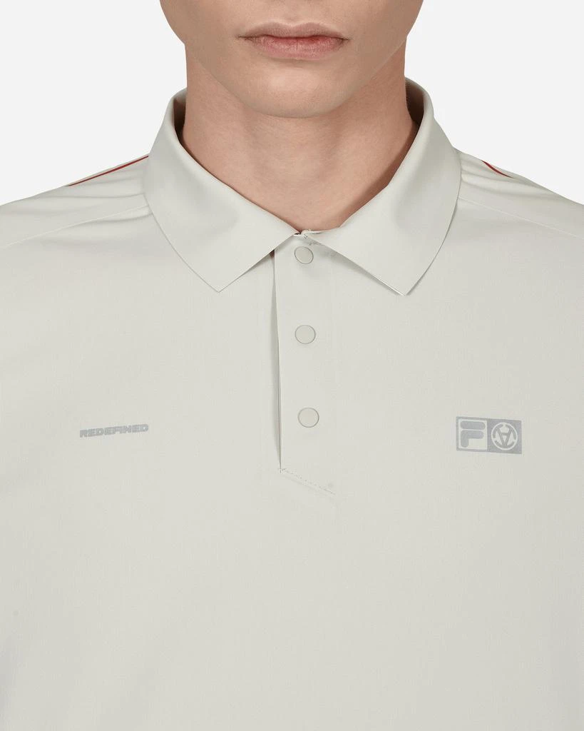 商品Slam Jam|FILA Redefined Longsleeve Polo Shirt Grey,价格¥280,第5张图片详细描述