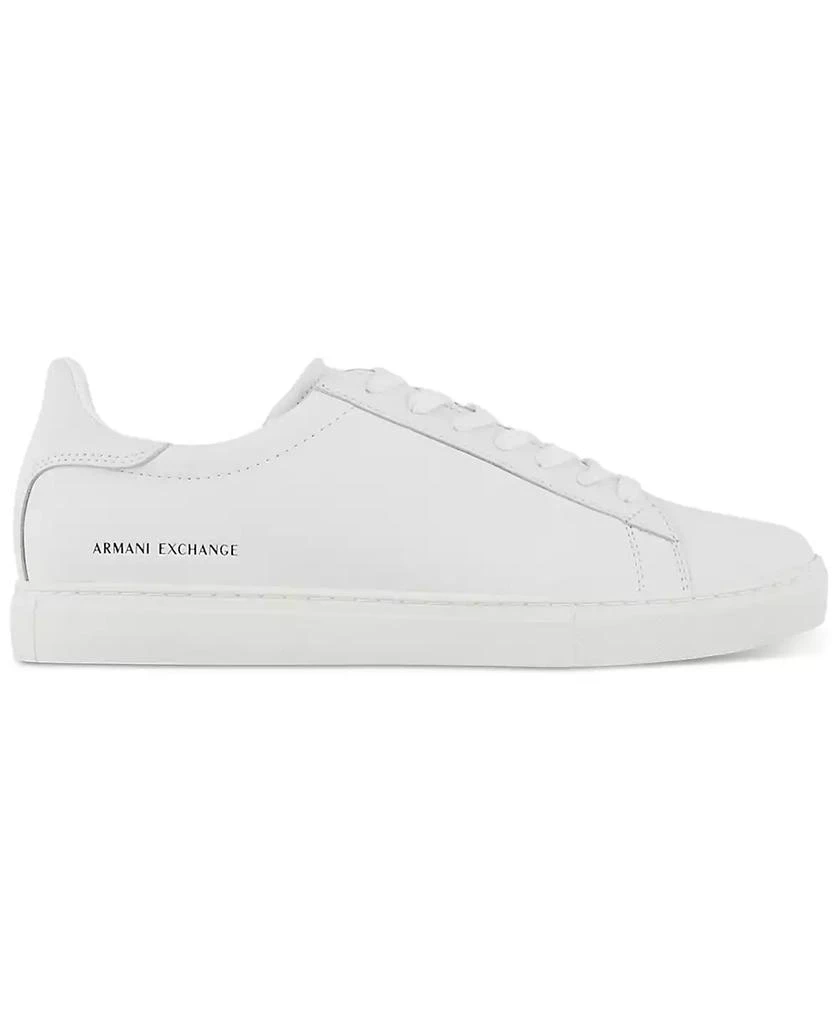 商品Armani Exchange|Men's Low Top Leather Sneaker,价格¥744,第2张图片详细描述