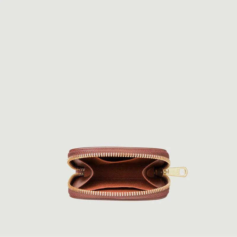 商品A.P.C.|Compact Half Moon Mini Leather Purse Hazelnut  APC PARIS,价格¥923,第4张图片详细描述