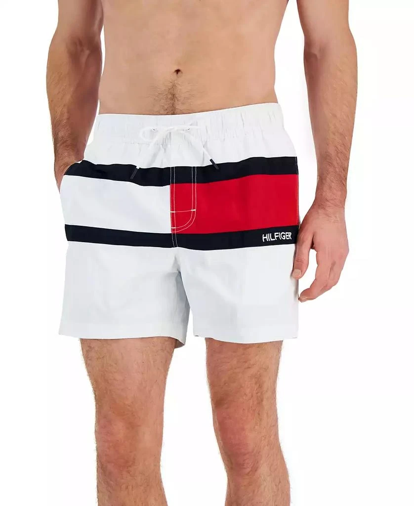 商品Tommy Hilfiger|Men's Tommy Flag 7" Swim Trunks,价格¥157,第4张图片详细描述