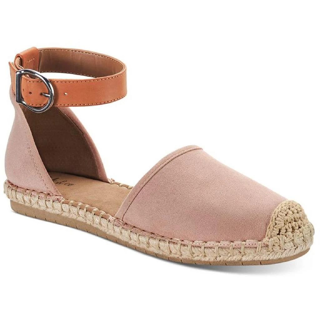 商品Style & Co|Style & Co. Womens Faux Suede Ankle Strap Espadrilles,价格¥92,第1张图片