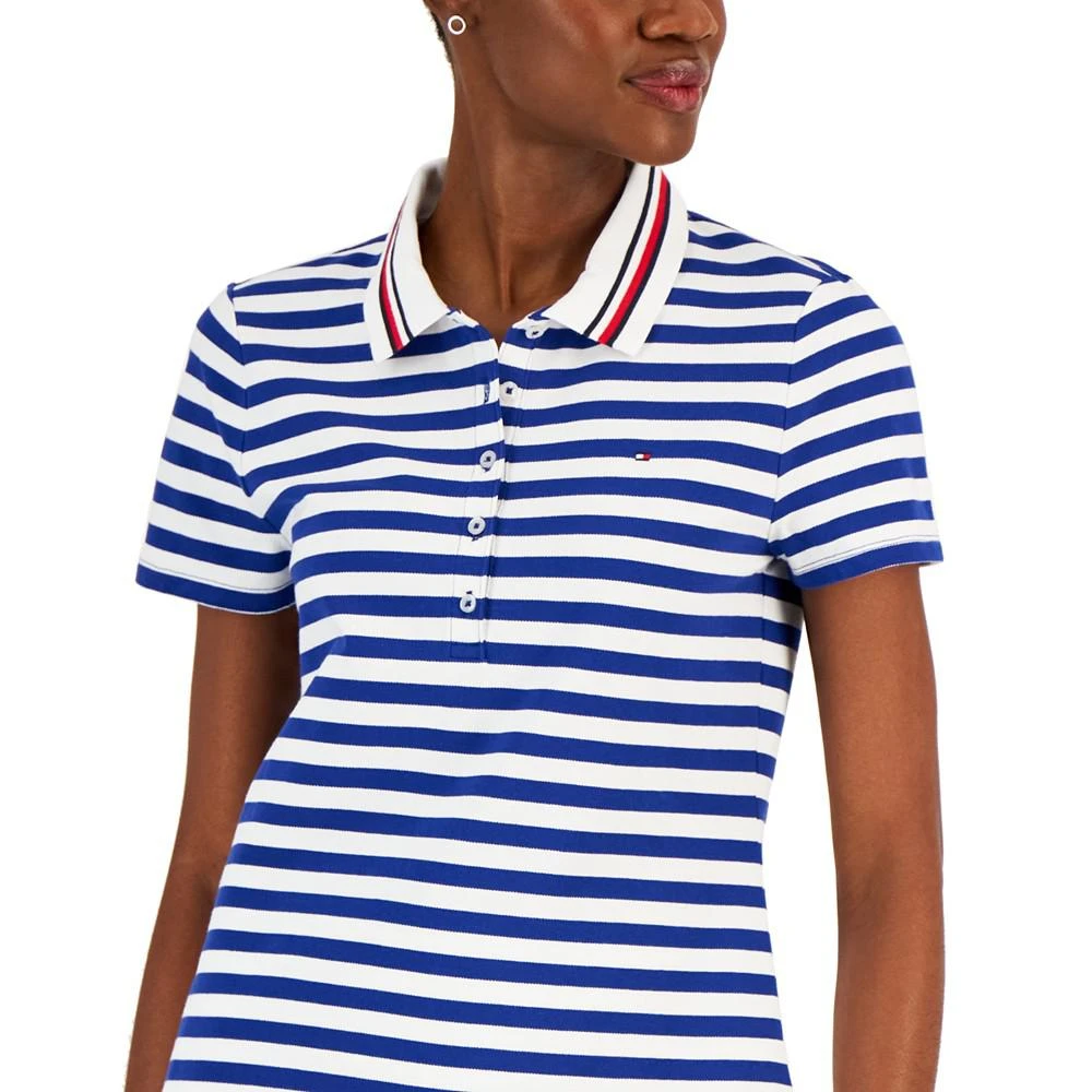 商品Tommy Hilfiger|Women's Twin-Tipped Striped Polo Shirt,价格¥246,第3张图片详细描述