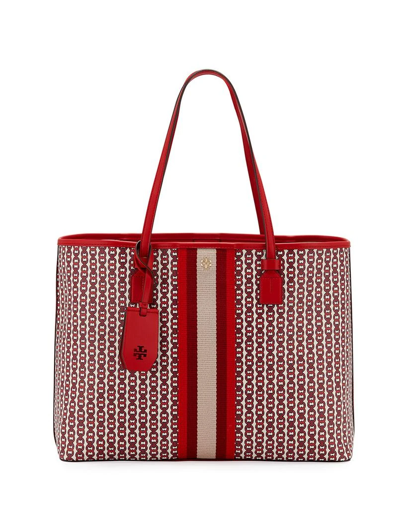 商品Tory Burch|Gemini Coated Canvas手袋,价格¥1390,第1张图片