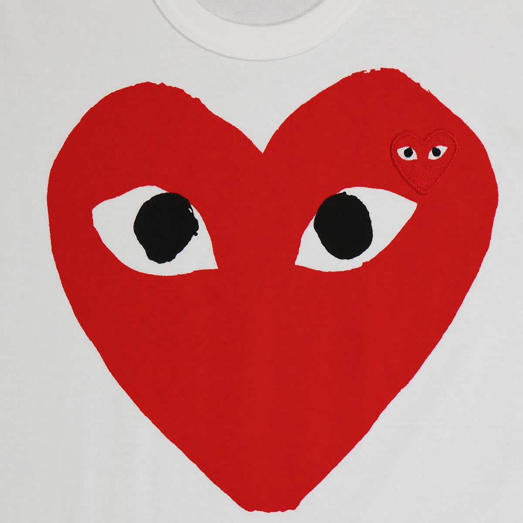 Comme Des Garcons Ladies Short-sleeve Big Heart T-shirt, Size X-Small商品第3张图片规格展示