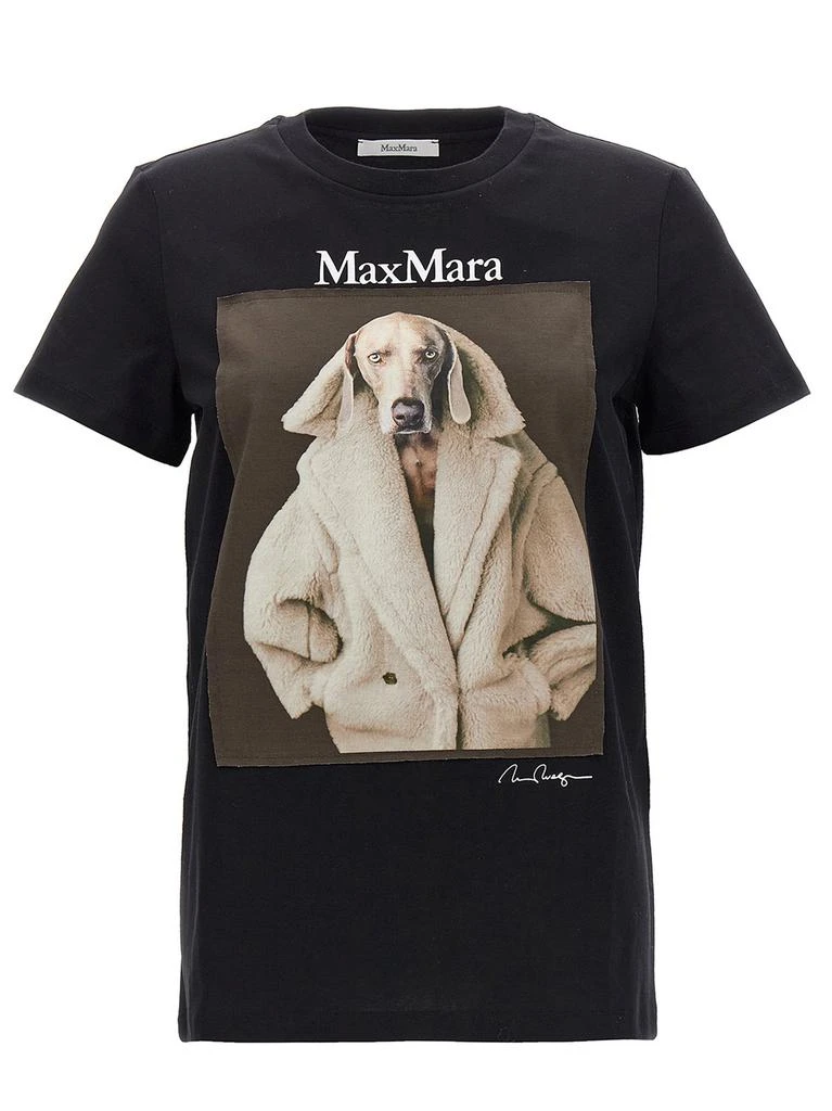 商品Max Mara|Max Mara Valido Photograph Printed Crewneck T-Shirt,价格¥1075,第1张图片