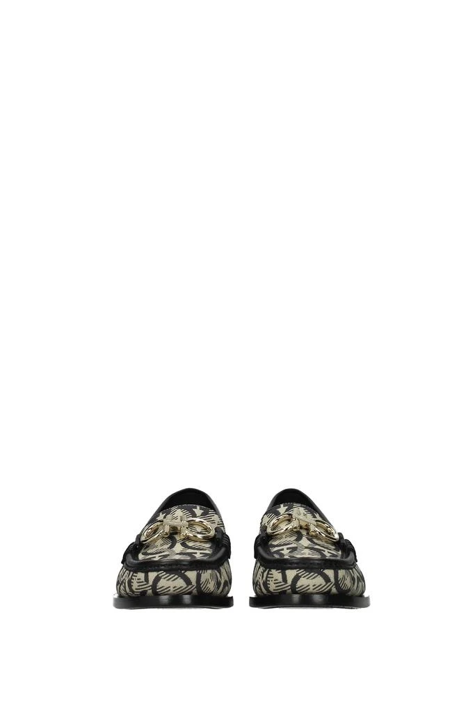 商品Salvatore Ferragamo|Loafers rolo Fabric Beige Black,价格¥1927,第3张图片详细描述