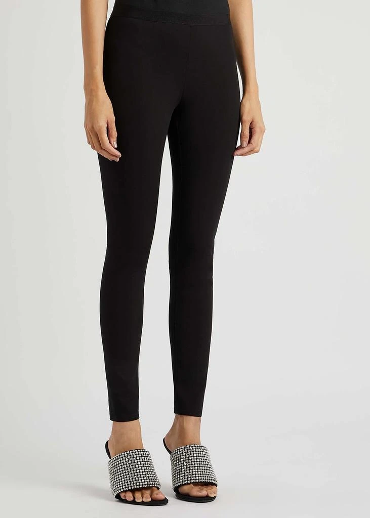 商品Helmut Lang|Reflex black stretch-jersey leggings,价格¥2490,第2张图片详细描述