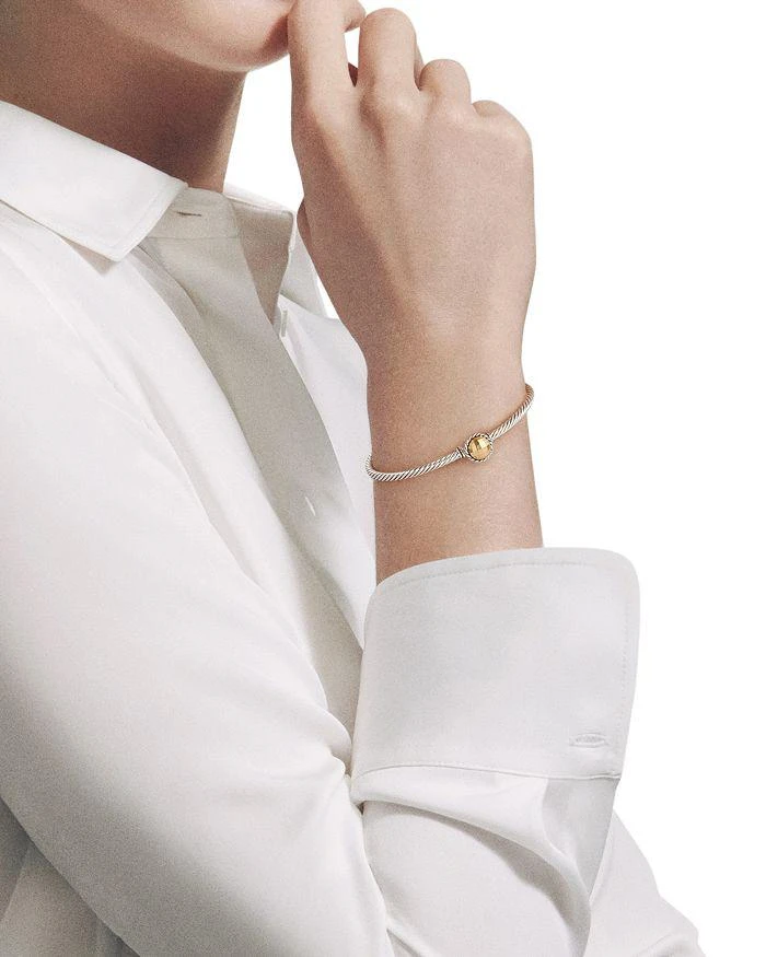 商品David Yurman|Chatelaine Bracelet with 18K Gold,价格¥2953,第2张图片详细描述