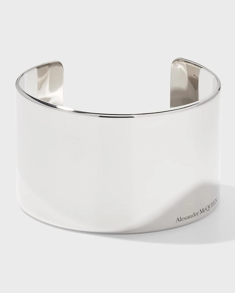 商品Alexander McQueen|Tall Metal Cuff,价格¥4557,第1张图片