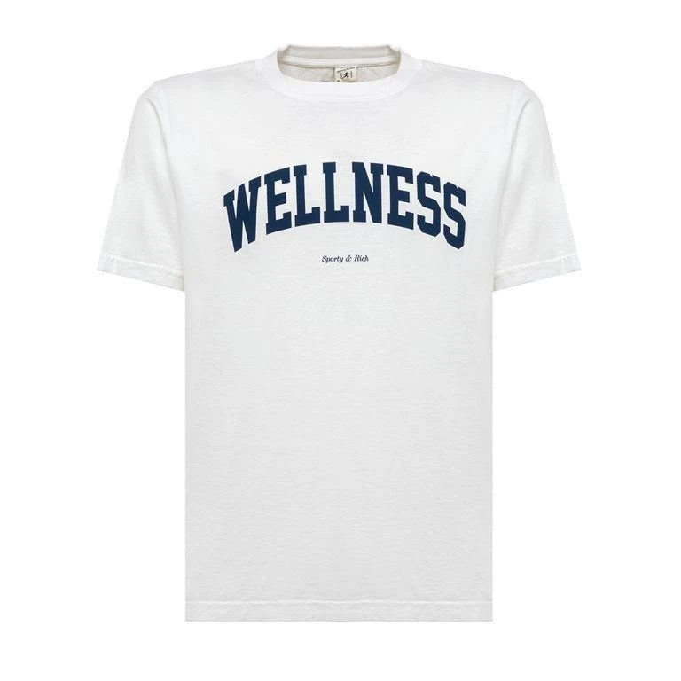 商品Sporty & Rich|Sporty & Rich Wellness Printed T-Shirt,价格¥397,第1张图片