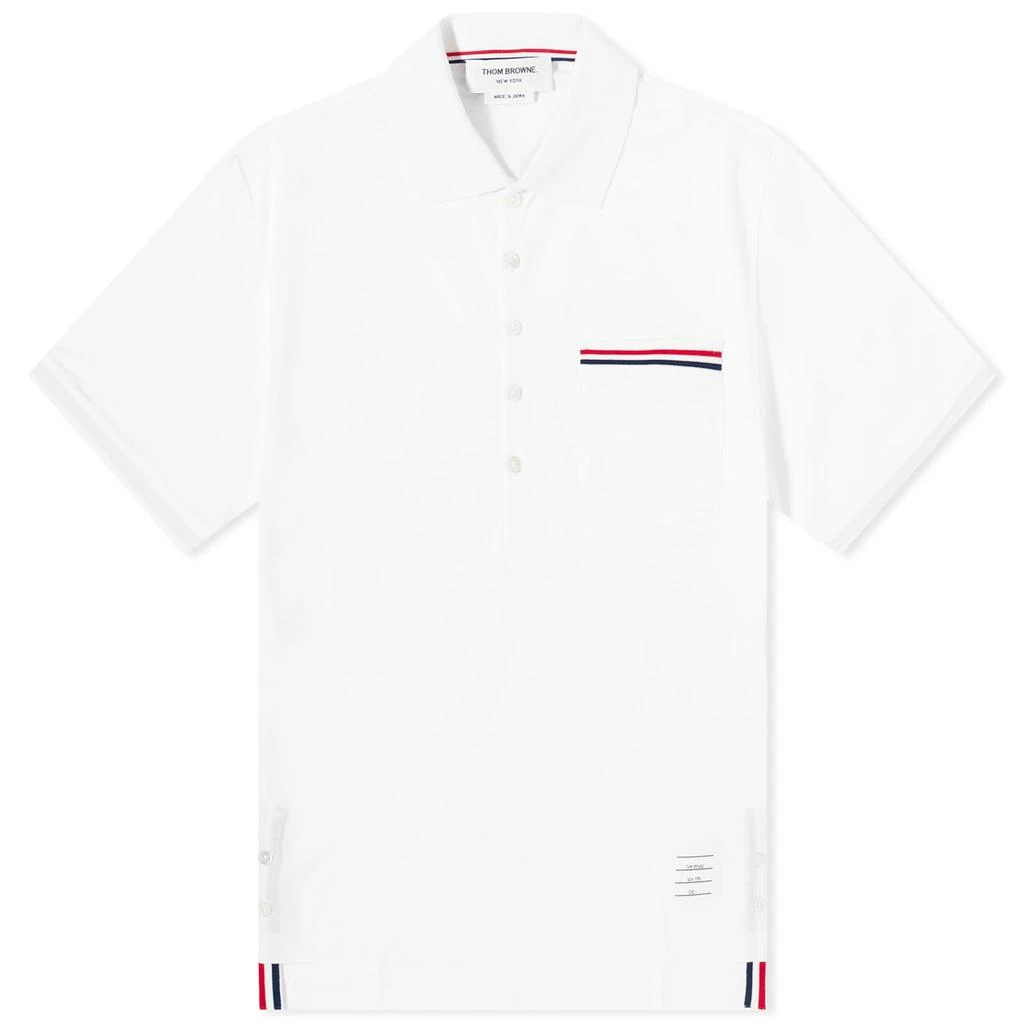 商品Thom Browne|Thom Browne Mercerised Pique Pocket Polo,价格¥2929,第1张图片