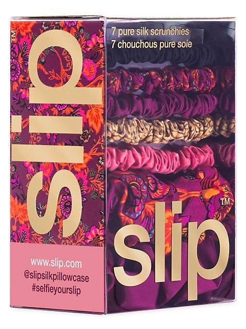 商品Slip|Silk Scrunchies 7-Piece Mega Set,价格¥352,第5张图片详细描述