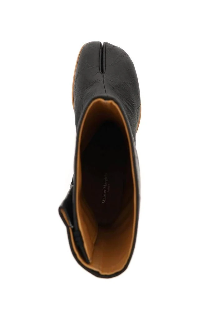商品MAISON MARGIELA|FAUX LEATHER TABI ANKLE BOOTS,价格¥3678,第3张图片详细描述