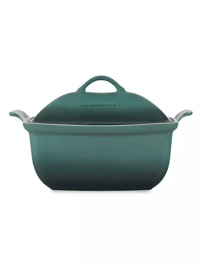 商品Le Creuset|4.5-Quart Heritage Stoneware Deep Baker With Lid,价格¥1199,第1张图片