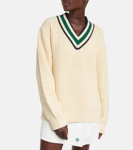 商品Tory Sport|Chevron cotton sweater,价格¥1917,第5张图片详细描述