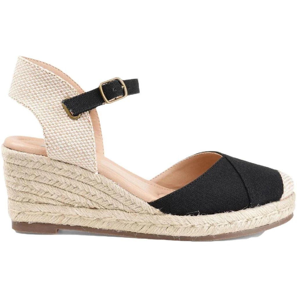 商品Journee Collection|Journee Collection Womens Ashlyn Padded Insole Canvas Espadrilles,价格¥245,第2张图片详细描述