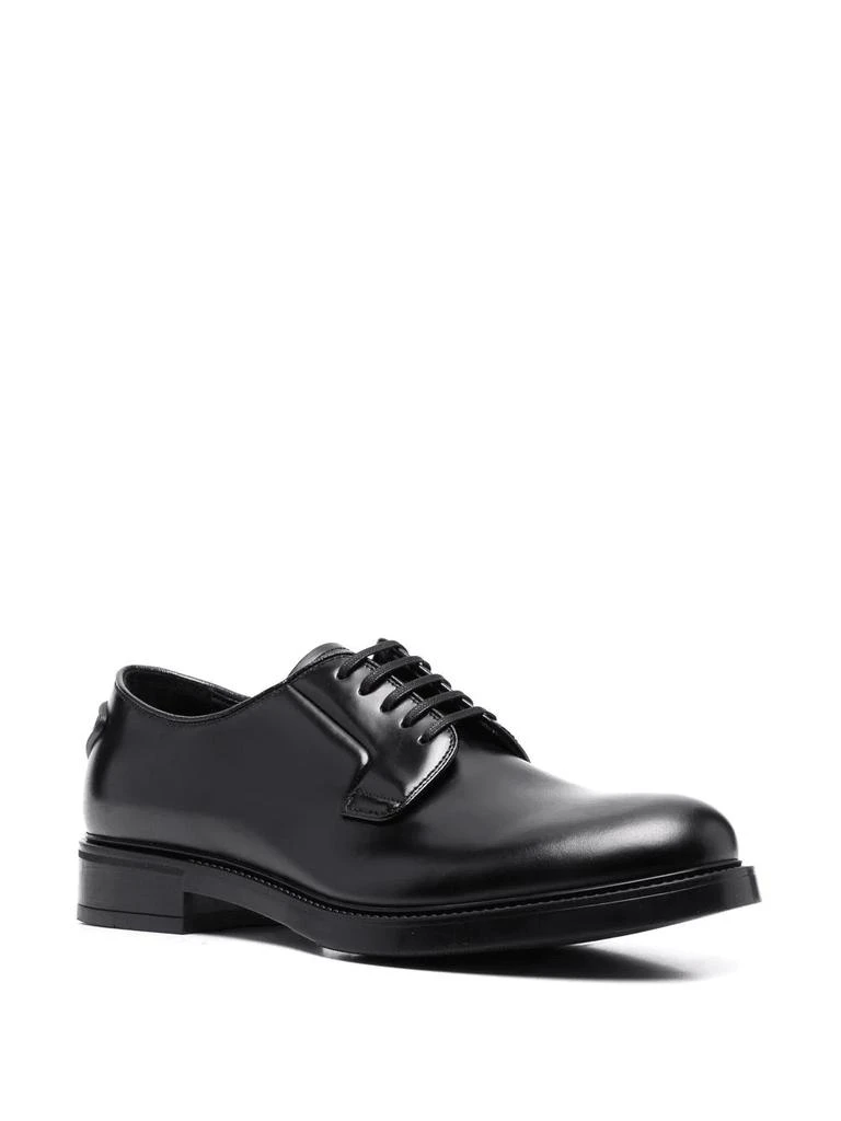 商品Prada|PRADA brushed-leather lace-up shoes,价格¥6827,第2张图片详细描述