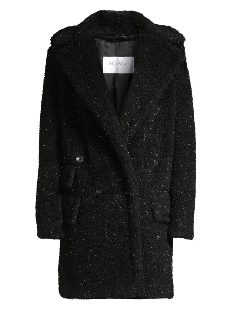 商品Max Mara|Lastra Lurex Wool-Blend Teddy Coat,价格¥16483,第1张图片