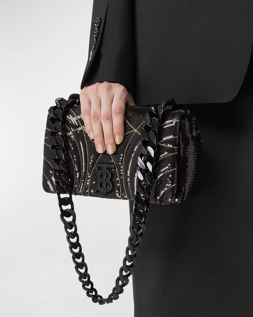 商品Burberry|Lola Small Quilted Sequin Chain Shoulder Bag,价格¥26937,第2张图片详细描述