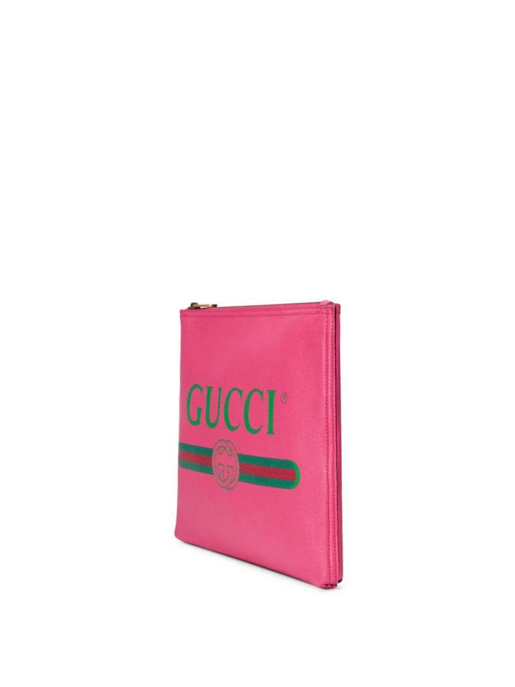 商品Gucci|Leather Printed Pouch,价格¥7123,第3张图片详细描述