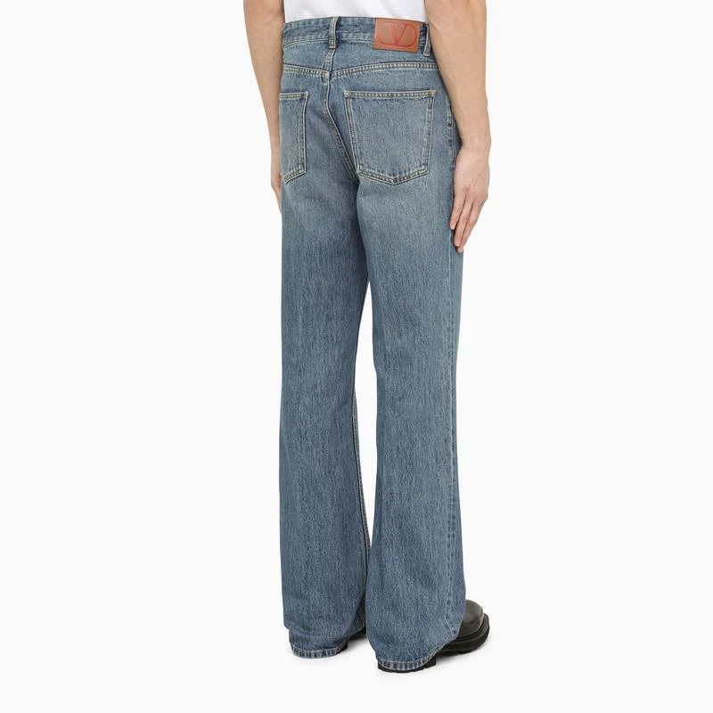 商品Valentino|Blue cotton baggy jeans,价格¥3097,第4张图片详细描述