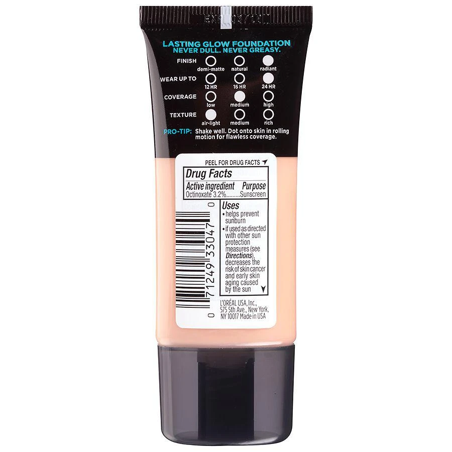商品L'Oreal Paris|Pro-Glow Foundation,价格¥119,第3张图片详细描述