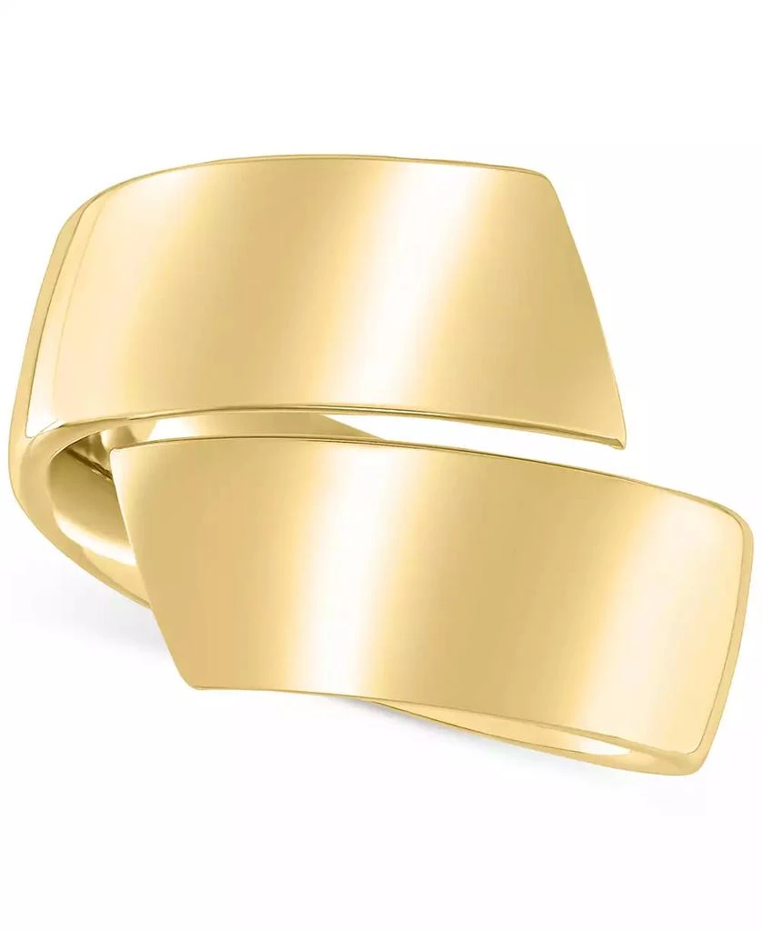 商品Italian Gold|Bypass Ring in 14k Yellow Gold and 14k White Gold,价格¥4009,第3张图片详细描述