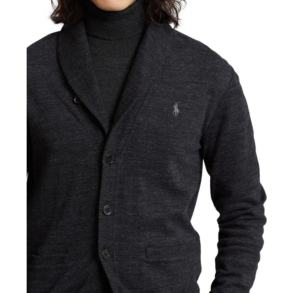 商品Ralph Lauren|Men's Luxury Jersey Cardigan,价格¥620,第3张图片详细描述