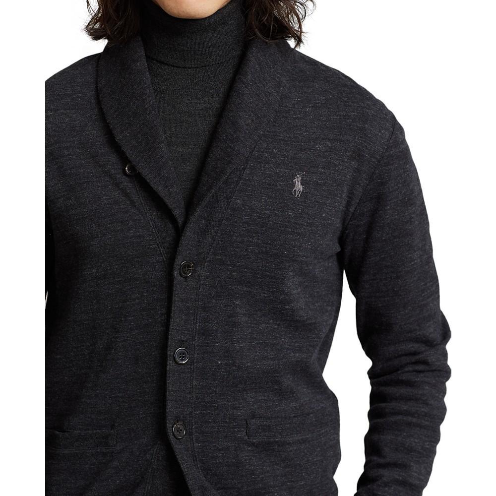 商品Ralph Lauren|Men's Luxury Jersey Cardigan,价格¥576,第5张图片详细描述