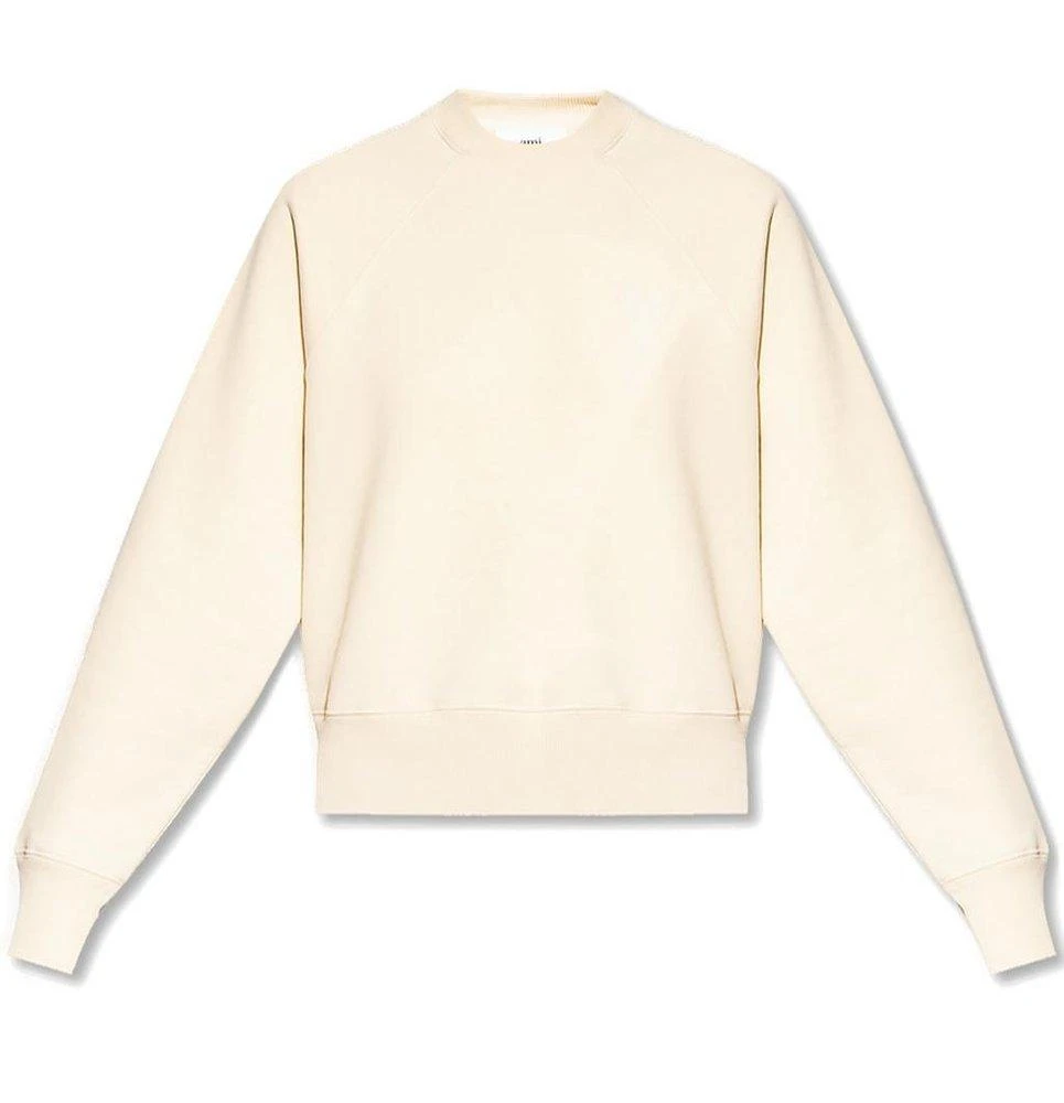 商品AMI|AMI Logo-Embroidered Crewneck Sweater,价格¥1994,第1张图片
