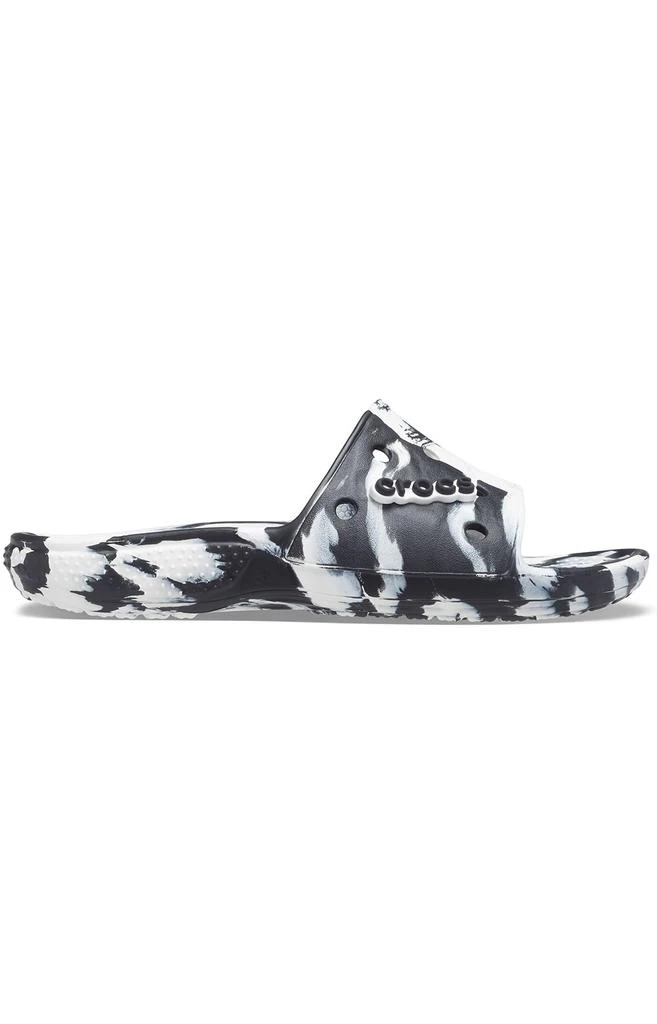 Classic Crocs Marbled Slide - White/Black 商品
