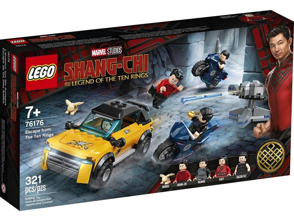 商品LEGO|LEGO Marvel Shang-Chi Escape from The Ten Rings 76176 Building Kit (321 Pieces),价格¥240,第2张图片详细描述