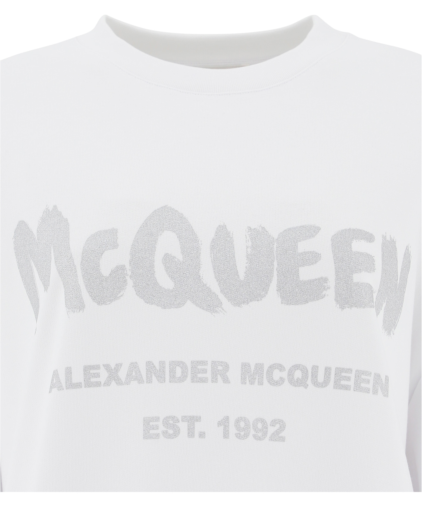 ALEXANDER MCQUEEN 白色女士卫衣 659975-QZAD5-0934商品第4张图片规格展示