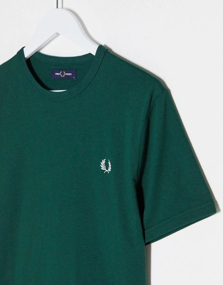 商品Fred Perry|Fred Perry ringer t-shirt in green,价格¥395,第4张图片详细描述