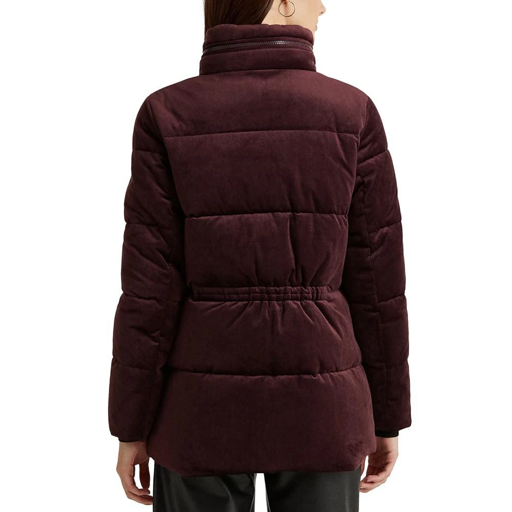 商品Ralph Lauren|Women's Velvet Hooded Puffer Coat,价格¥1874,第2张图片详细描述