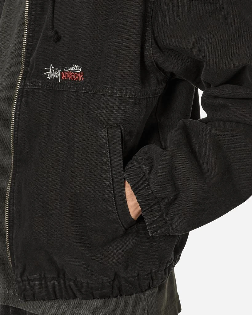 商品STUSSY|Canvas Insulated Work Jacket Black,价格¥1478,第5张图片详细描述