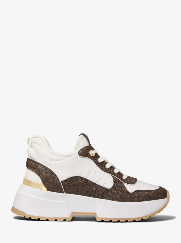 商品Michael Kors|Muse Logo and Mesh Trainer,价格¥597,第2张图片详细描述