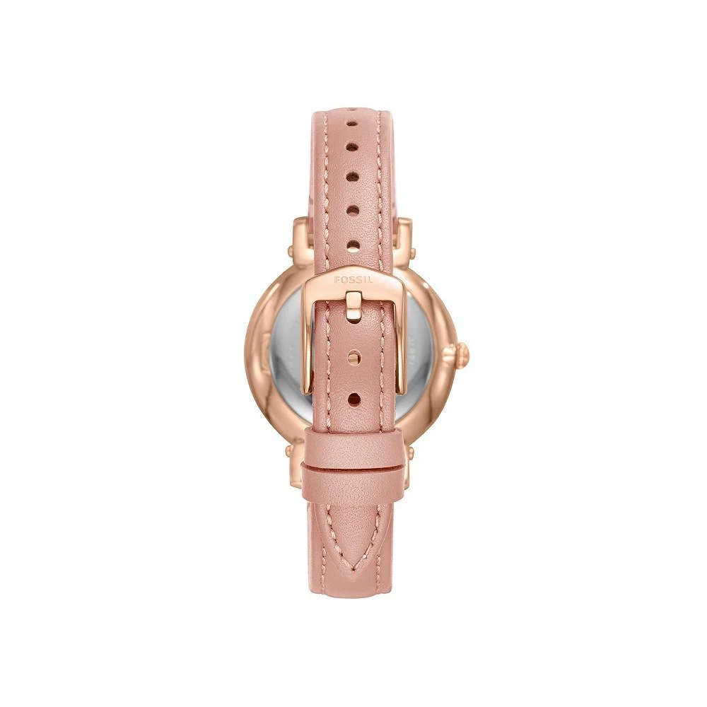 商品Fossil|Women's Daisy Blush Leather Strap Watch 34mm,价格¥686,第2张图片详细描述