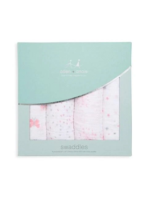 商品aden + anais|Classic Pink Swaddle Blanket Set,价格¥409,第2张图片详细描述